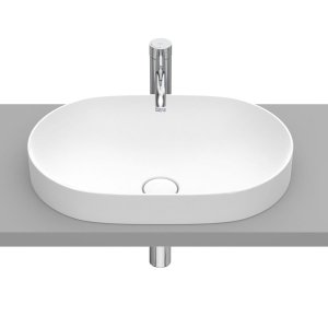 ROCA INSPIRA ROUND umywalka wpuszczana w blat 55 cm, biała matowa