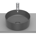 ROCA INSPIRA ROUND umywalka nablatowa 37 cm, onyks
