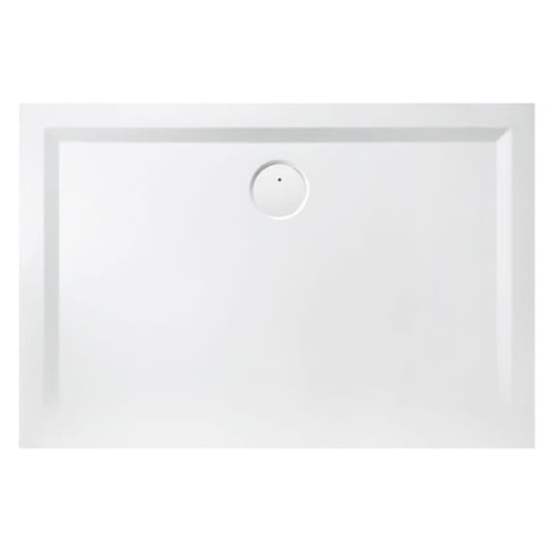 SANPLAST SPACE MINERAL 100x70 brodzik prostokątny, biały