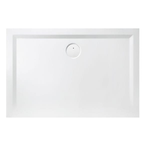SANPLAST SPACE MINERAL 110x80 brodzik prostokątny, biały