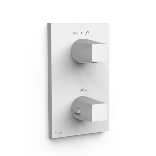 TRES THERM-BOX bateria natryskowa podtynkowa, biały mat