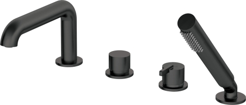 DEANTE SILIA NERO bateria wannowa 4-otworowa, nero
