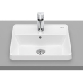 ROCA GAP SQUARE umywalka wpuszczana w blat 42 cm, biała