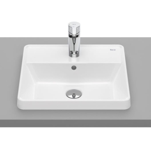 ROCA GAP SQUARE umywalka wpuszczana w blat 42 cm, biała