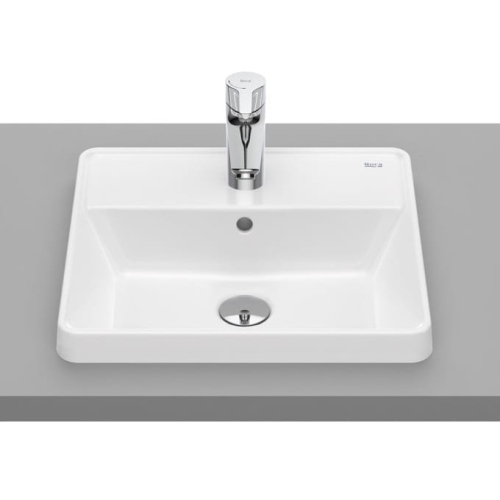 ROCA GAP SQUARE umywalka wpuszczana w blat 42 cm, biała