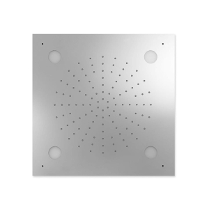 TRES deszczownica podtynkowa sufitowa z chronoterapią 500x500 mm, chrom