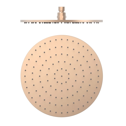TRES deszczownica sufitowa 300x300 mm, 24-k matowe różowe złoto