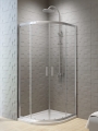 NEW TRENDY NEW VARIA 90x90 cm kabina półokrągła, szkło transparentne