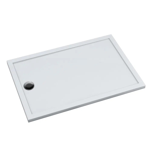 SCHEDLINE SHARPER 70x120 brodzik prostokątny, biały