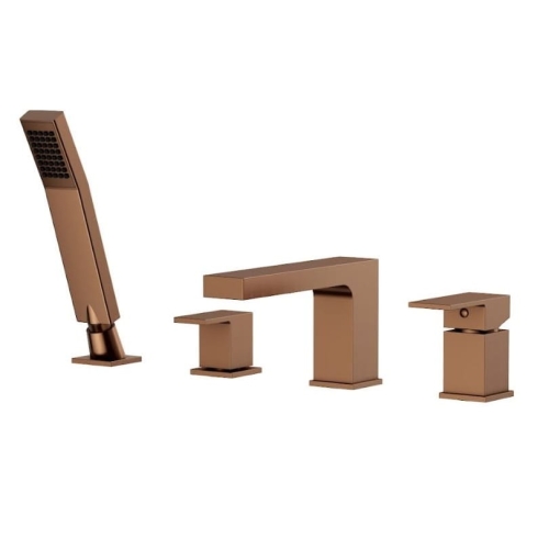 VALVEX ARS SATIN COPPER bateria wannowo-natryskowa nawannowa, miedź szczotkowana