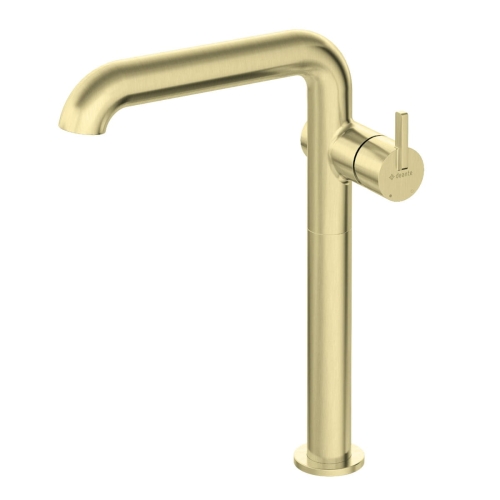 DEANTE SILIA bateria umywalkowa stojąca, złoto szczotkowane