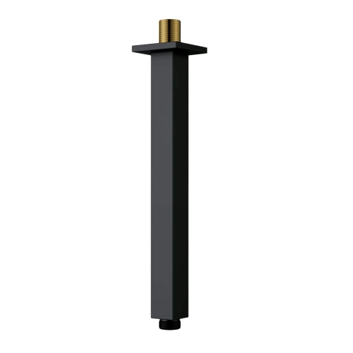 DEANTE wylewka CASCADA NERO sufitowa kwadratowa 250 mm czarny