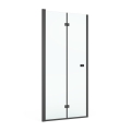 ROCA CAPITAL BLACK drzwi składane 80 cm