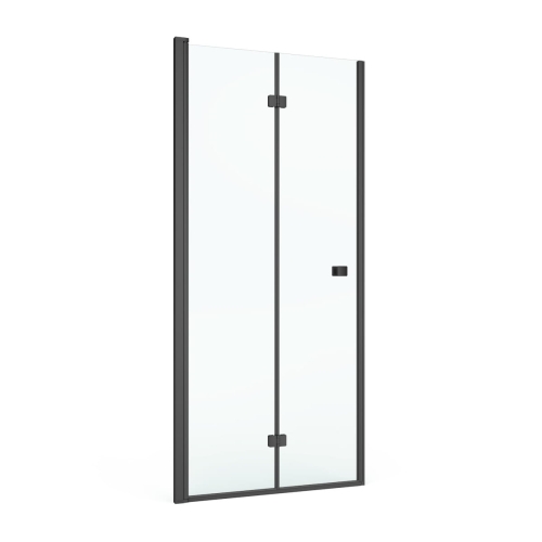 ROCA CAPITAL BLACK drzwi składane 80 cm
