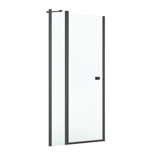 ROCA CAPITAL BLACK drzwi uchylne z polem stałym 100 cm