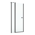 ROCA CAPITAL BLACK drzwi uchylne z polem stałym 80 cm