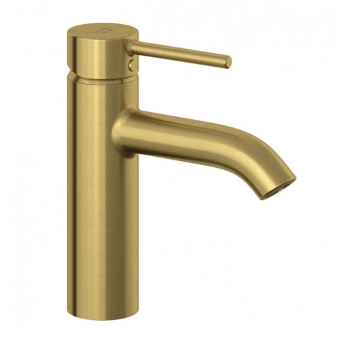 KLUDI BOZZ bateria umywalkowa stojąca, złoty szczotkowany