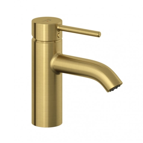 KLUDI BOZZ bateria umywalkowa stojąca, złoty szczotkowany