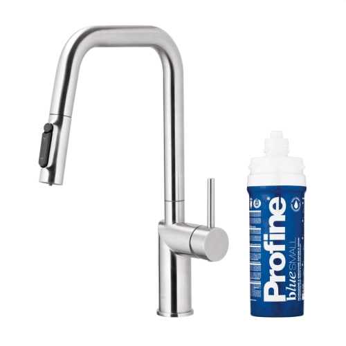 KFA DUERO PURE STYLE INOX bateria kuchenna stojąca z filtrem PROFINE blue