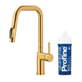 KFA DUERO PURE STYLE GOLD bateria kuchenna stojąca z filtrem PROFINE blue