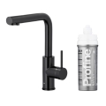 KFA DUERO PURE BASIC BLACK bateria kuchenna stojąca z filtrem PROFINE silver