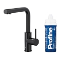 KFA DUERO PURE BASIC BLACK bateria kuchenna stojąca z filtrem PROFINE blue