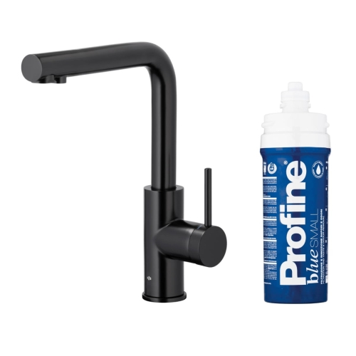 KFA DUERO PURE BASIC BLACK bateria kuchenna stojąca z filtrem PROFINE blue