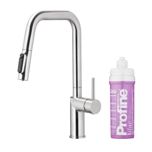 KFA DUERO PURE STYLE INOX bateria kuchenna stojąca z filtrem PROFINE lilac