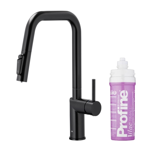 KFA DUERO PURE BASIC BLACK bateria kuchenna stojąca z filtrem PROFINE lilac