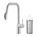 KFA DUERO PURE BASIC INOX bateria kuchenna stojąca z filtrem PROFINE silver