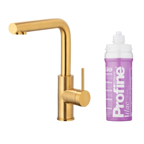 KFA DUERO PURE BASIC GOLD bateria kuchenna stojąca z filtrem PROFINE lilac