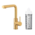 KFA DUERO PURE BASIC GOLD bateria kuchenna stojąca z filtrem PROFINE silver