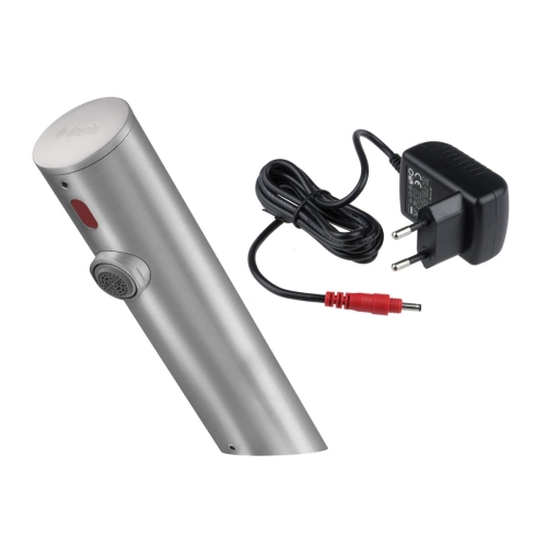 DEANTE Bateria SENSE STAL SZCZOTKOWANA bezdotykowa sensorowa umywalkowa stojąca bez regulacji temperatury (zasilacz 230/6v) stal szczotkowana