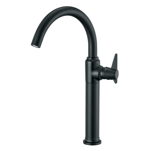 DEANTE Bateria TEMISTO NERO umywalkowa z podwyższonym korpusem czarny