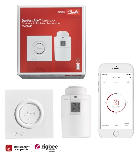 DANFOSS pakeit zigbee, Bramka + głowica termostatyczna