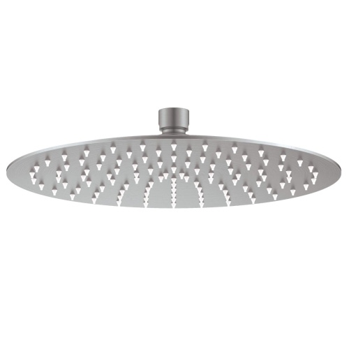 DEANTE CASCADA stal szczotkowana głowica natryskowa stalowa okrągła 250 mm stal szczotkowana