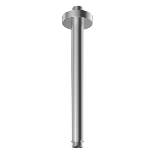 DEANTE CASCADA stal szczotkowana wylewka sufitowa okrągła 250 mm stal szczotkowana