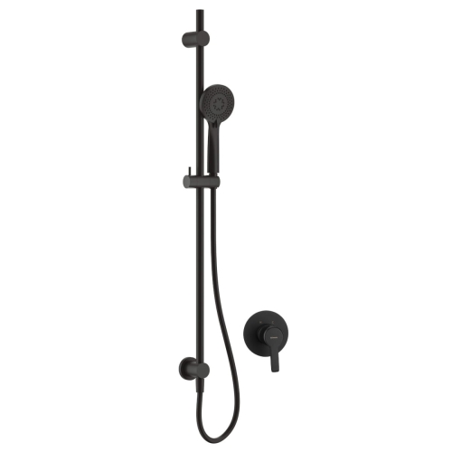 DEANTE komplet podtynkowy natryskowy ARNIKA nero z zestawem podtynkowy natryskowym czarny