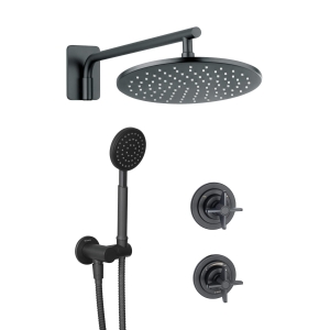 DEANTE komplet podtynkowy natryskowy TEMISTO nero czarny