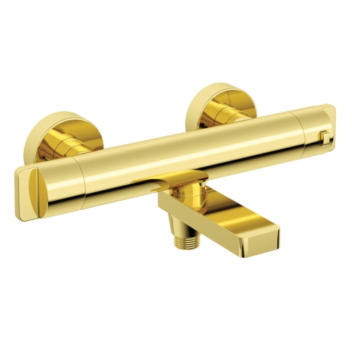 DEANTE Bateria DEANTE GOLD wannowa termostatyczna złoty