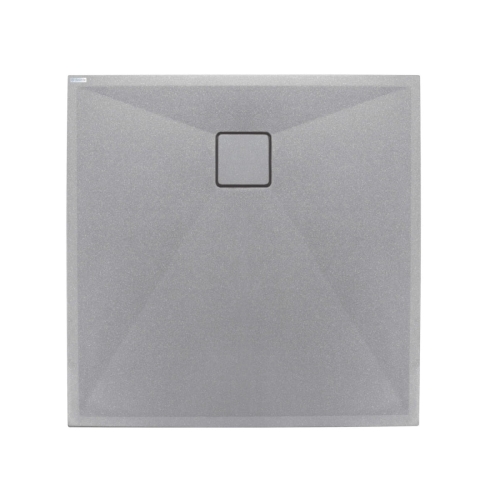 DEANTE brodzik CORREO kwadratowy szary metalik granitowy 80x80 cm