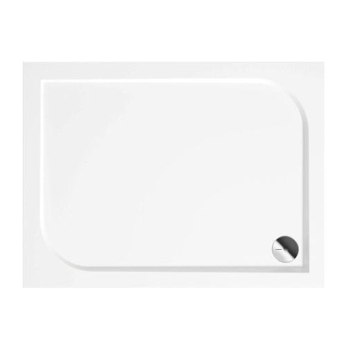 DEANTE brodzik CUBIC prostokątny biały, akrylowy, odpływ 90 mm, 100x90 cm biały