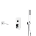 KFA MOKAIT zestaw natryskowy z wylewką, chrom