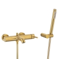 KFA MOZA bateria wannowo-natryskowa naścienna, złoty szczotkowany