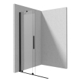 DEANTE walk-in przesuwny JASMIN, nero 120x195 cm czarny2