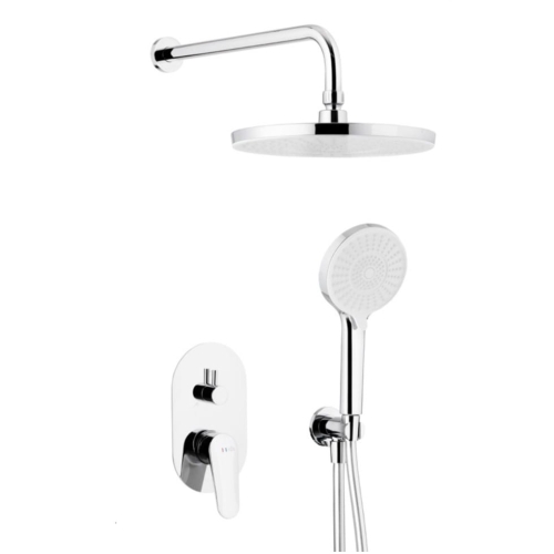 KFA OTAVA zestaw natryskowy z deszczownicą, chrom