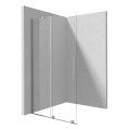 DEANTE walk-in przesuwny stal szczotkowana 90x195 cm stal szczotkowana