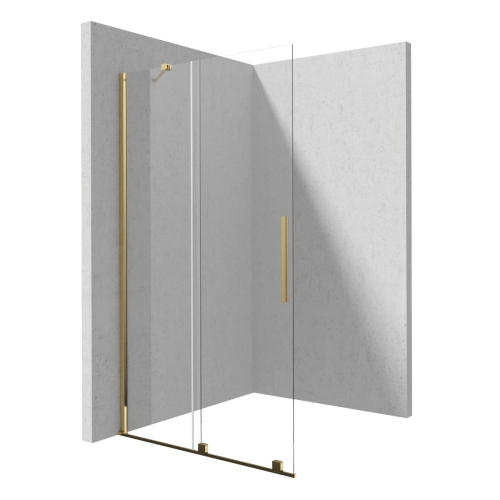 DEANTE walk-in przesuwny gold 120x195 cm złoty