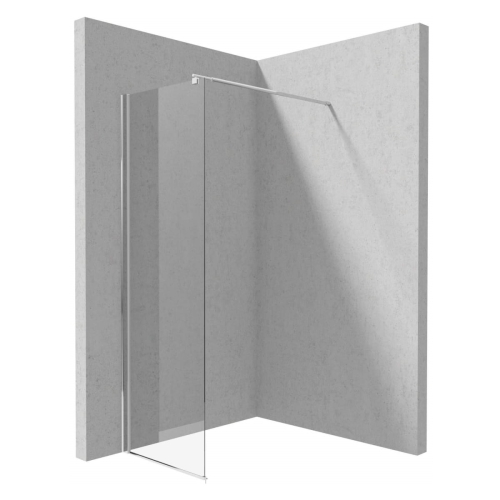 DEANTE ścianka KERRIA PLUS walk in chrom 60 cm z powłoką, szkło totalwhite chrom