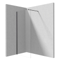 DEANTE ścianka walk-in JASMIN NERO 80 cm czarny